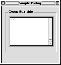 Secondary Box Dialog